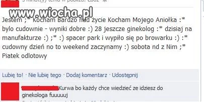Idę do ginekologa