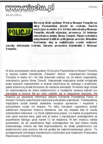 Spektakularny sukces Policji!