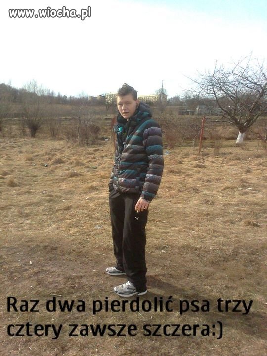 Napis sam mówi za siebie 