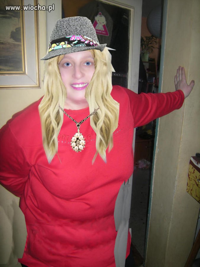 Opis pod zdjęciem: "Prawie jak Britney"