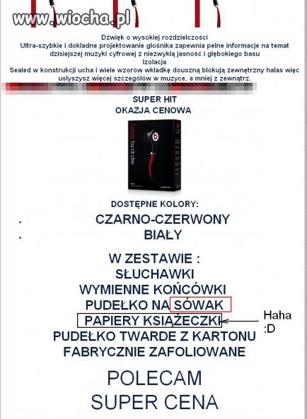 Wykształcenie niektórych sprzedawców na allegro