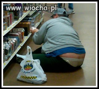 Nie dam rady kucnąć więc usiądę