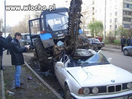 Traktor i BMW