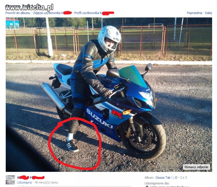 Profesjonalne obuwie na motor
