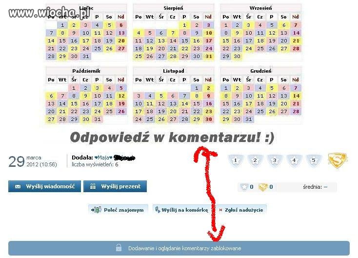 I gdzieby tu napisać odpowiedź