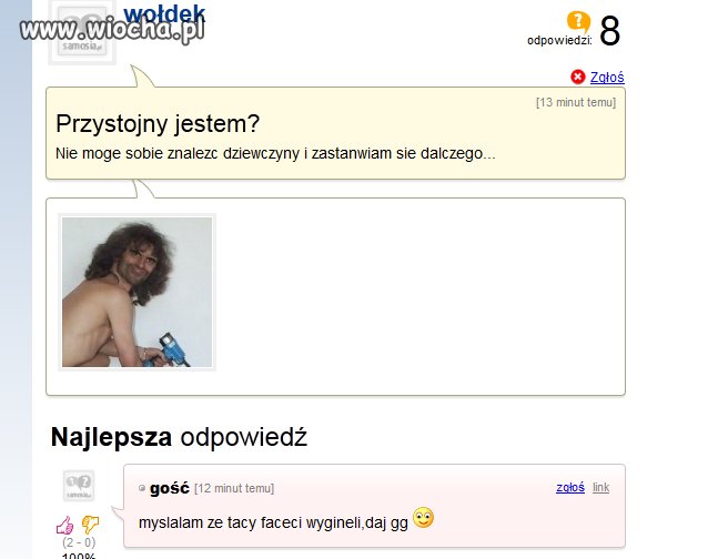 Przystojny jestem?