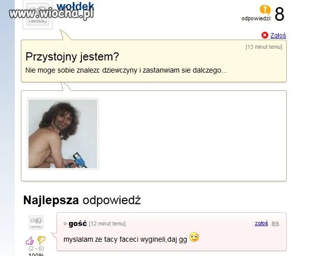 Przystojny jestem?