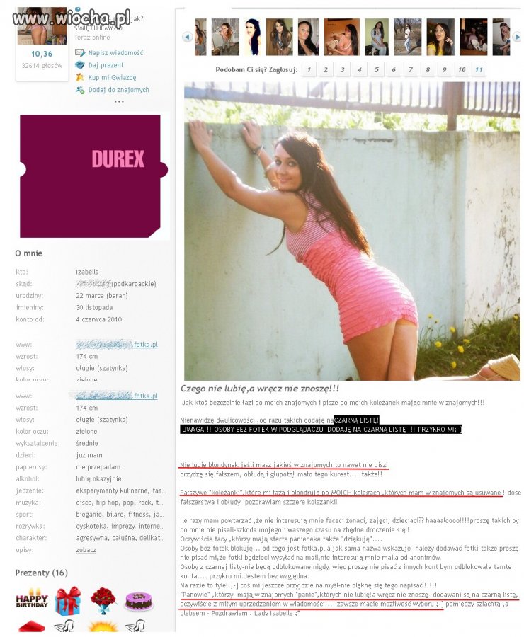 Pokażę dupę, pokażę cycki... 'tylko nie pisz' !