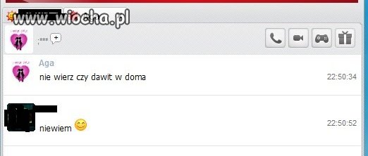 ''Nie wierz czy dawit w doma''