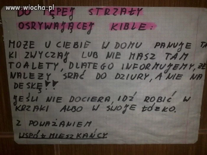 Do tępej strzały...