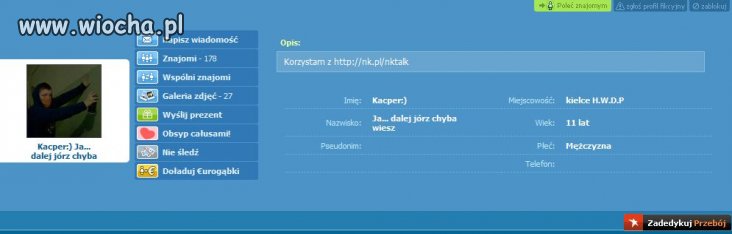 Postrach Kielc , dziecko HWDP i ta jego ortografia