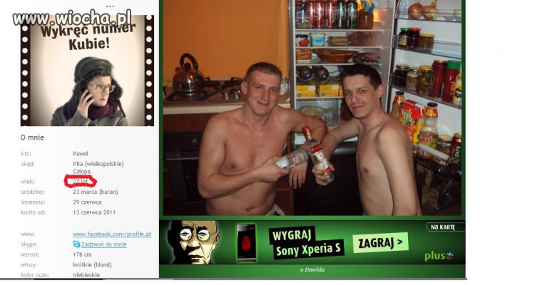 27 lat lans na wódkę gołą klatę ?