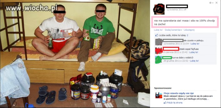 Koks i masa. Szpan na białko i chwdp