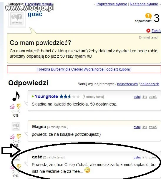 50 latek chce dyszke