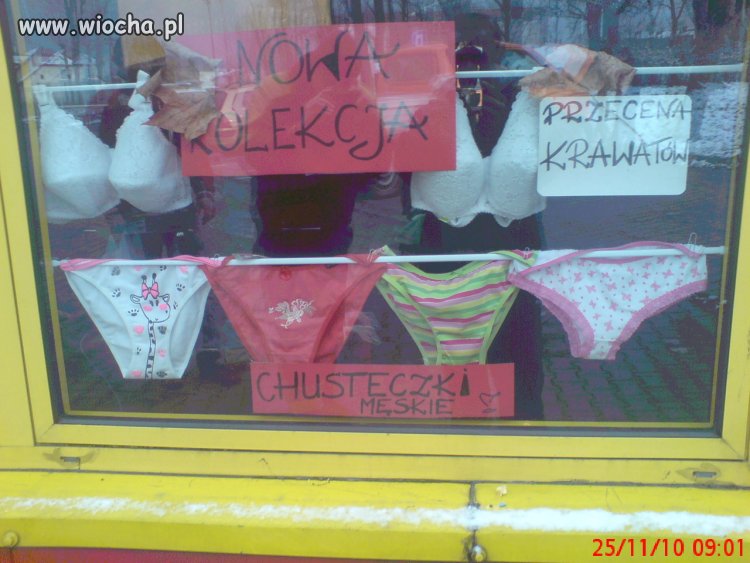 Nowa kolekcja chusteczek i krawatów.