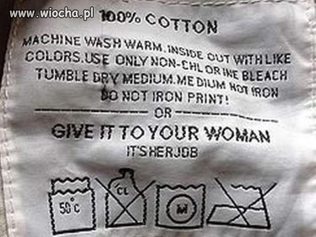 Give it to your woman