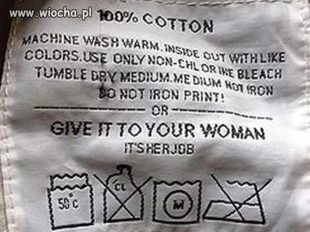 Give it to your woman