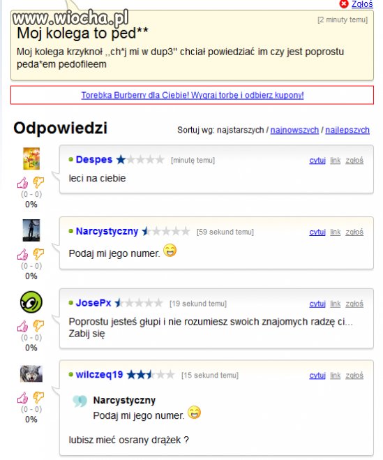 Mój kolega to pedofil