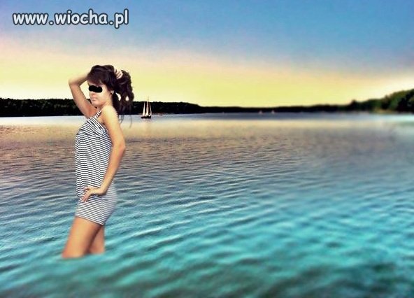 Byłam nad jeziorem ej 