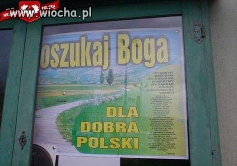 Czego się nie robi dla dobra Polski