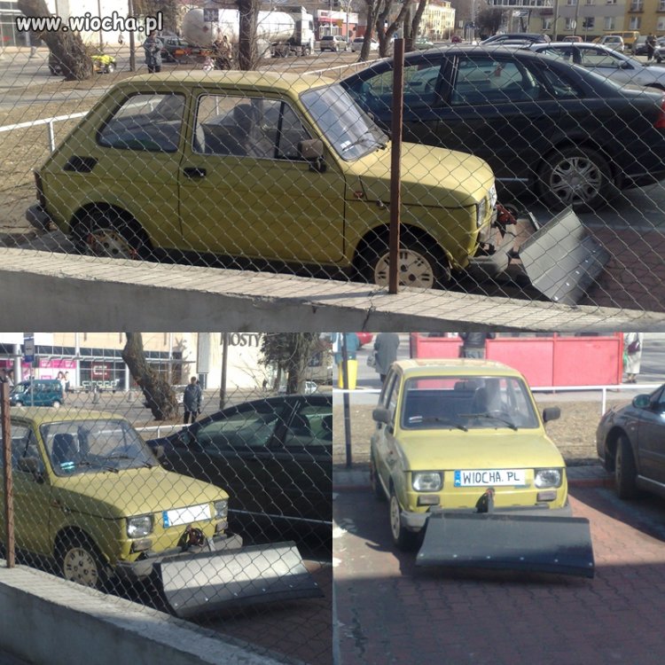 Fiat 126p-wersja zimowa