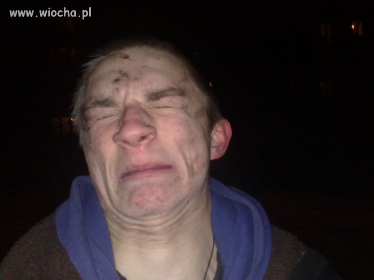 Po piwie wpadł w gówno