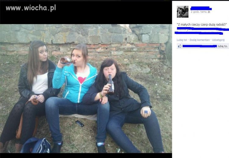 Kolejny lans małolat na browary.