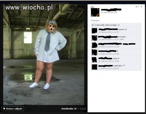 Chyba za mała koszula taty