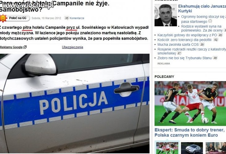 co za matoł pisze takie newsy