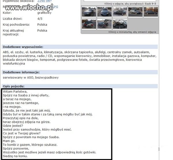 Saab do sprzedania