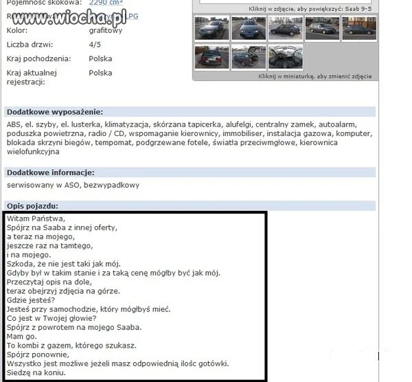 Saab do sprzedania