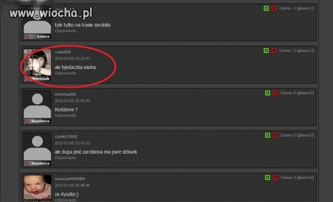 "Ale bjedaczka wioha"