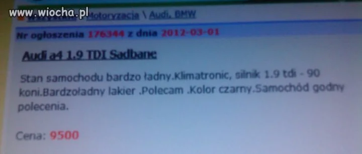''Sadbane audi''