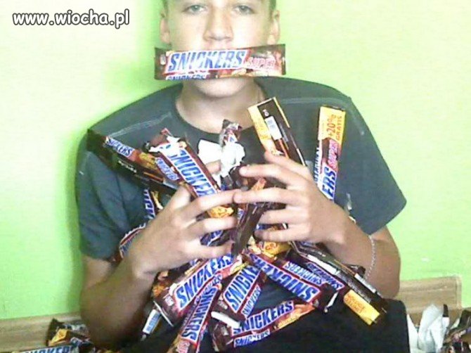 "Snickers" i wszystko jasne!!!