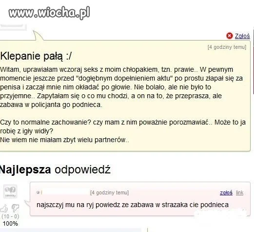 Klepanie pałą.