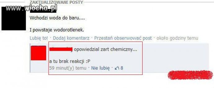 `żarcik chemiczny?