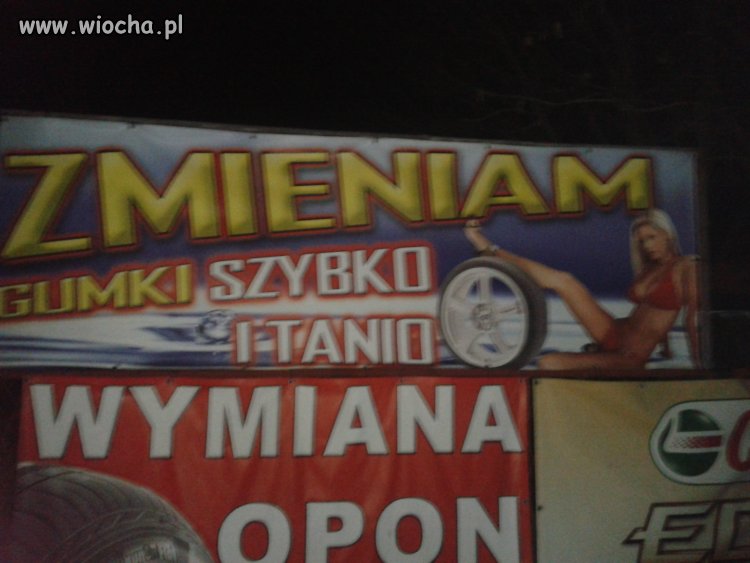 Zmieniam gumki szybko i tanio