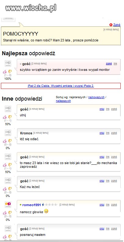 Stanął mi...