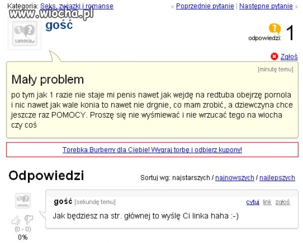 Za późno...
