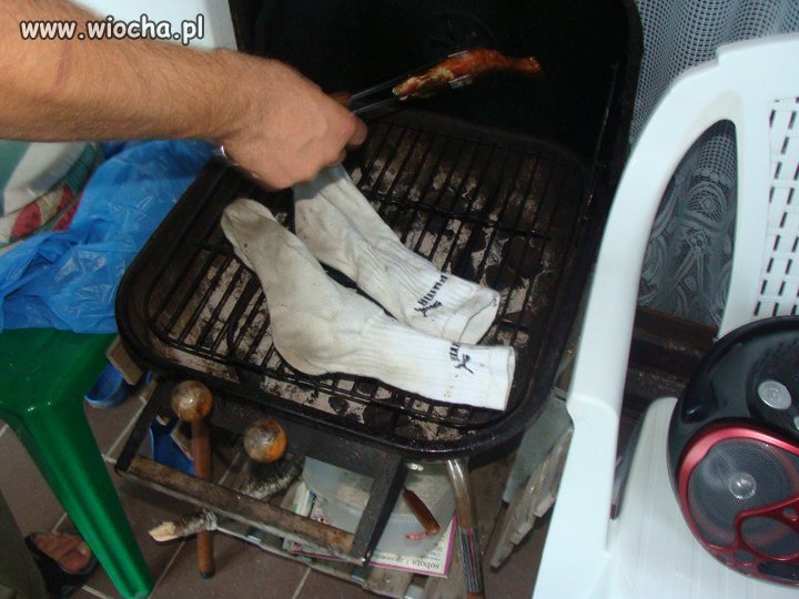 Mmm... skarpetki z grilla!