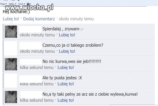 Zerwanie na fejsie