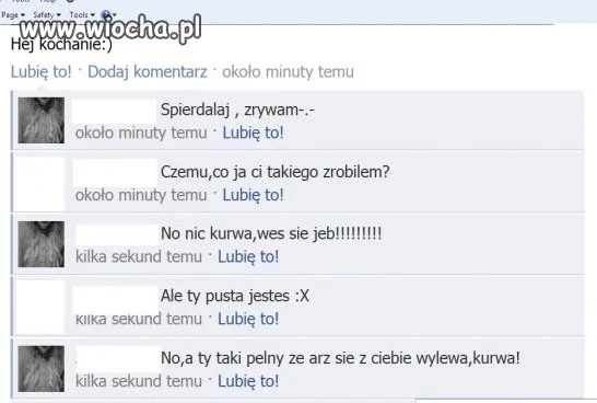 Zerwanie na fejsie