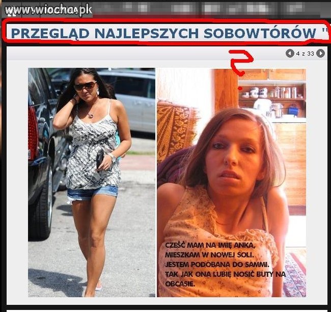 Wtf? To chyba miał być sobowtór Sammi...