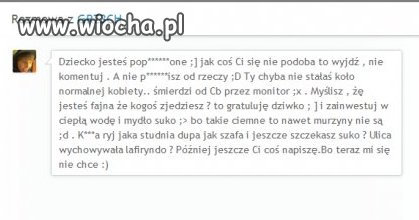Internetowy laluś i spinka do dziewczyny.