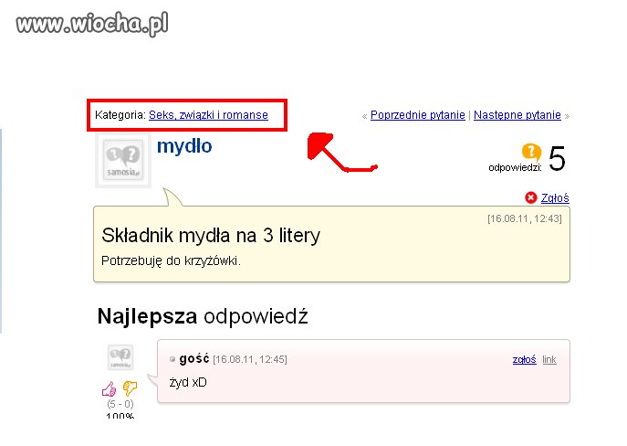Składnik mydła?