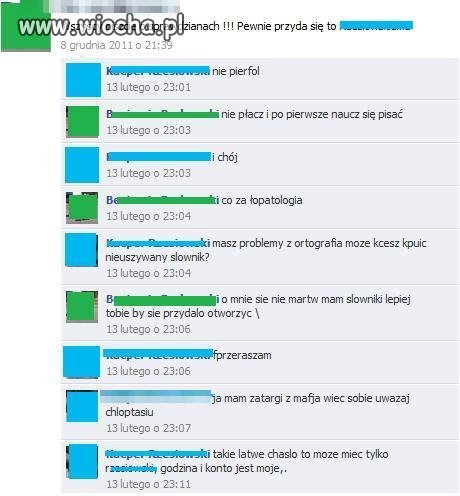 Koleś dostał bulwersa, bo uznano, że źle się uczy