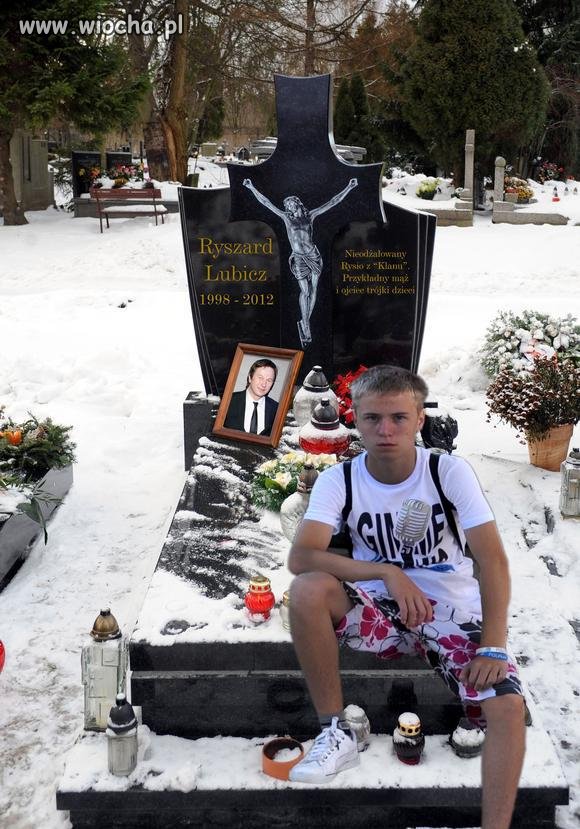 Podpis pod zdjęciem Z wizytą u Ryśka z Klanu