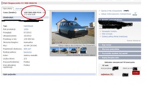 Super samochód za dobrą cenę