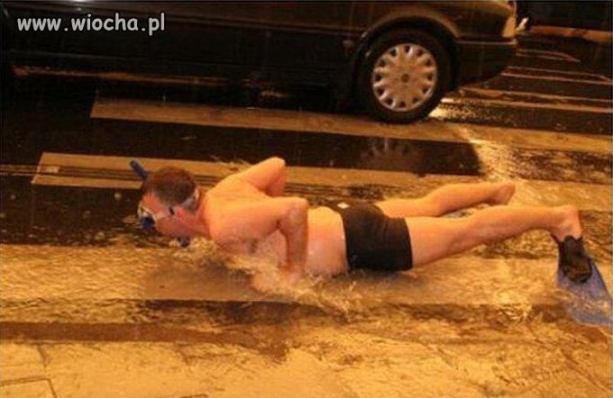 Nie mógł jechać nad morze...