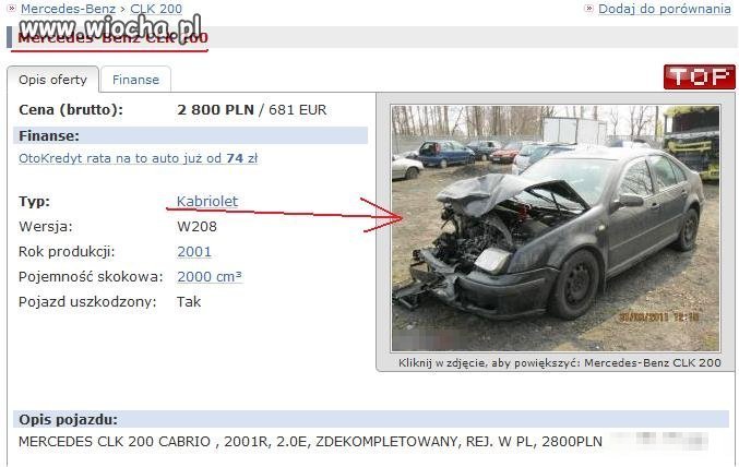 Gość nawet nie wie co sprzedaje...